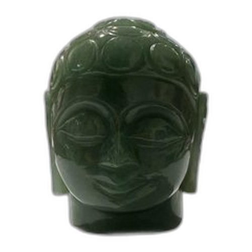 Green Jade Buddha Head