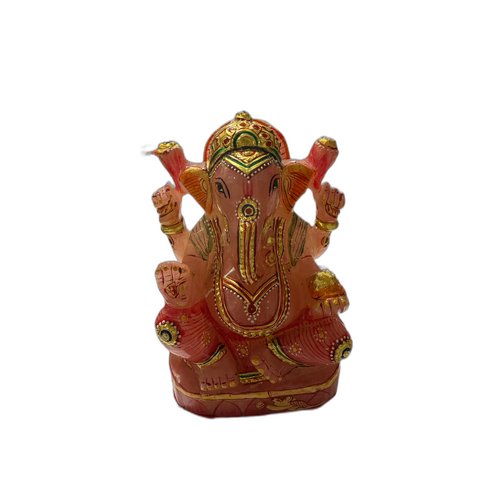 Ganesha in Rose Quartz
