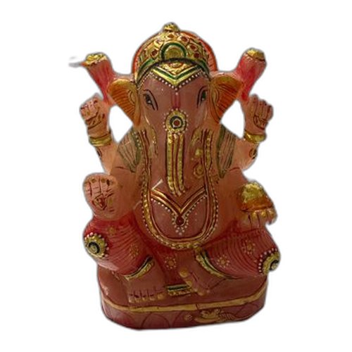 Ganesha in Rose Quartz