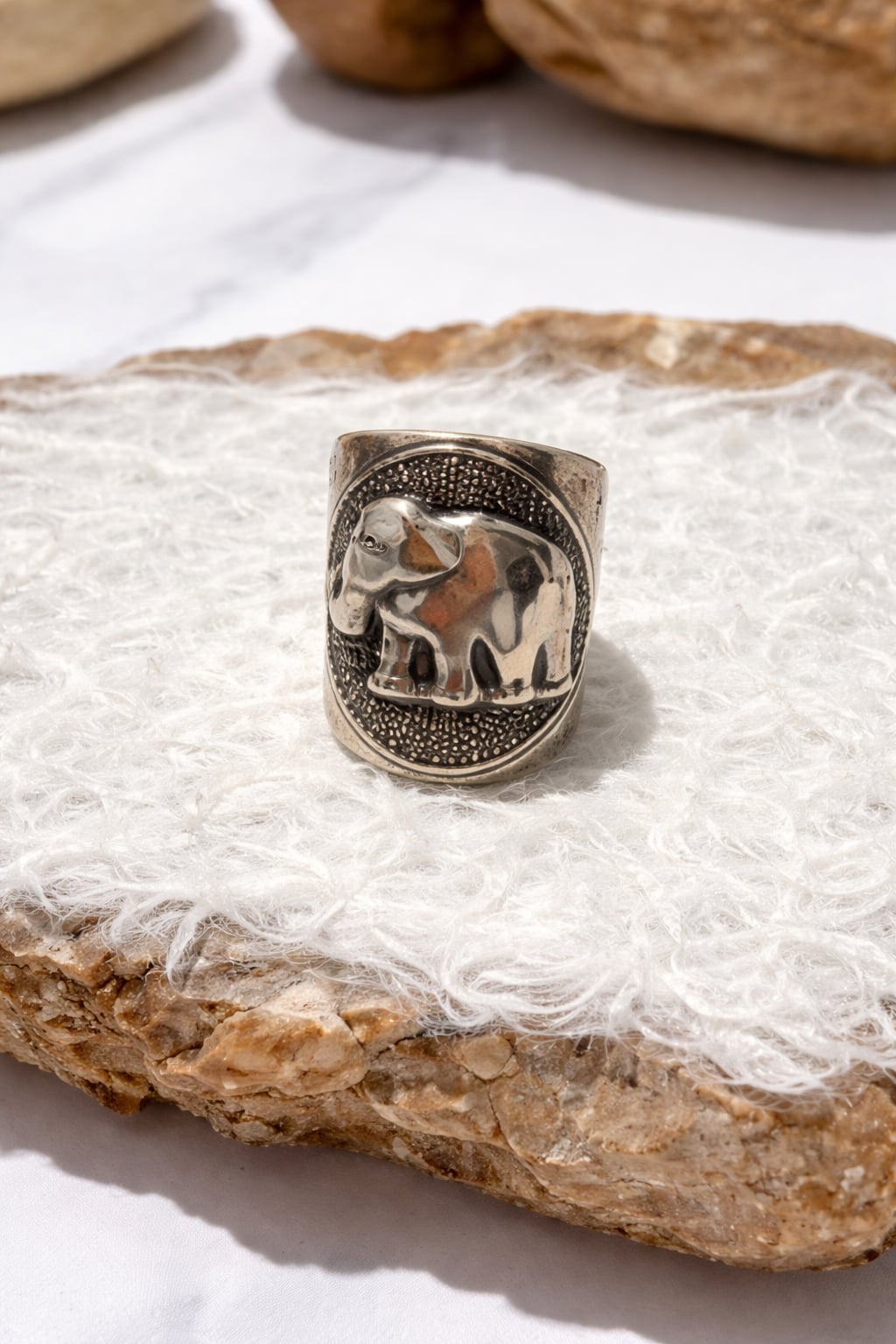 Carved Metal Ring