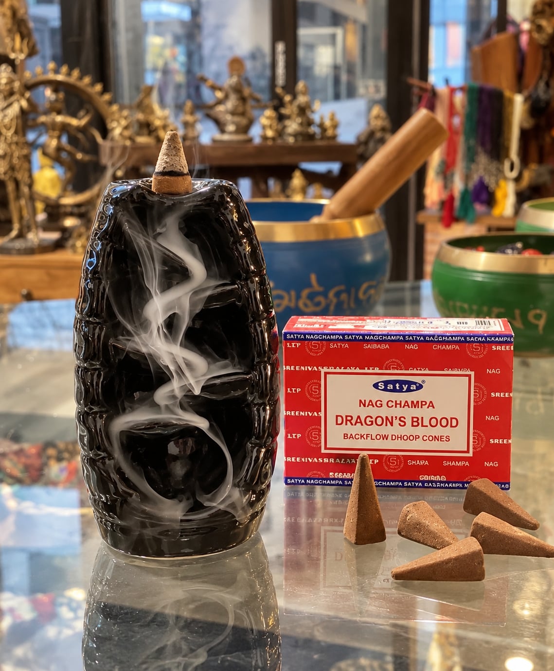 Dragon's blood backflow incense cones gift treasure