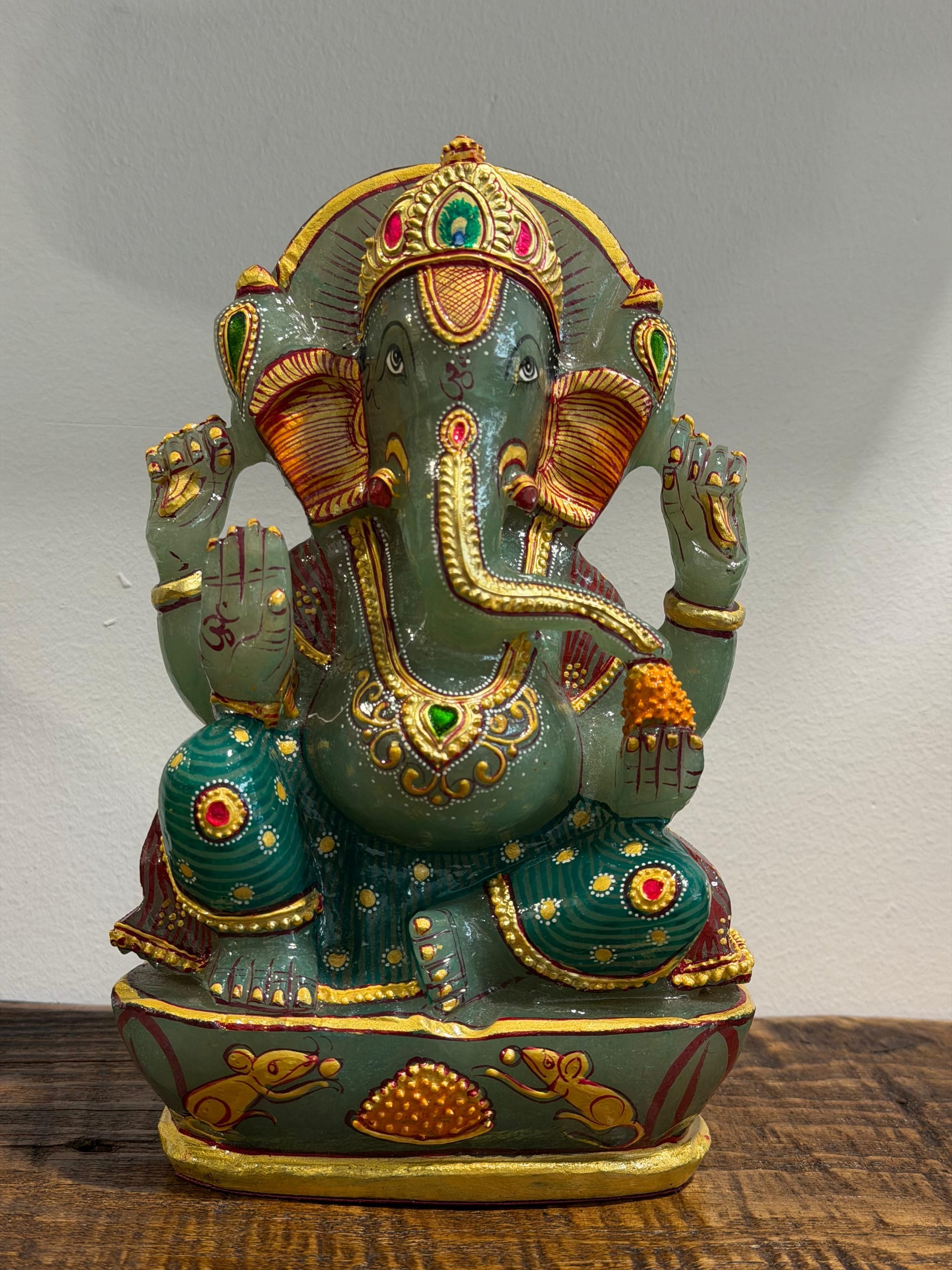 Ganesha Stone Figurine