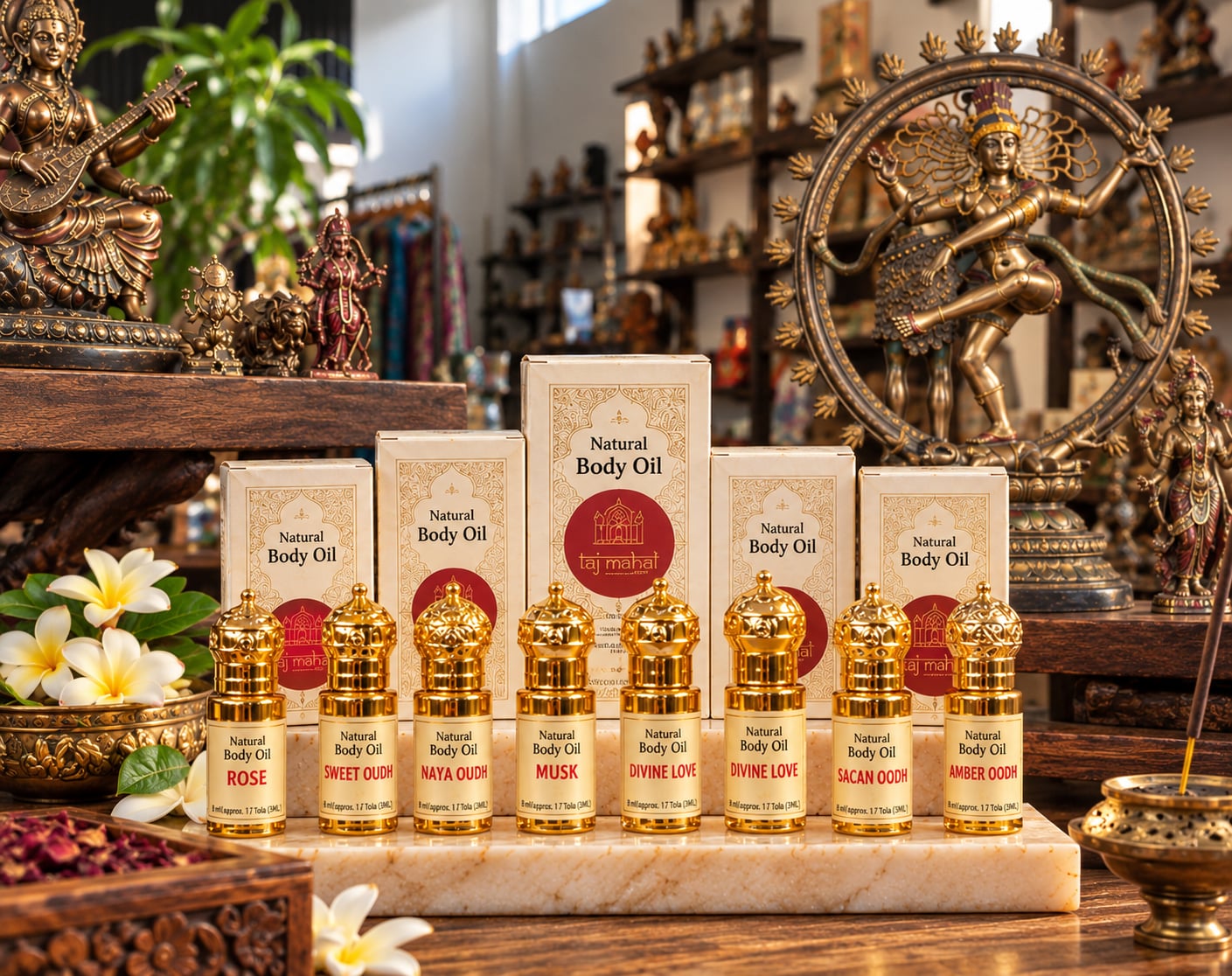 Taj Mahal Signature body oils
