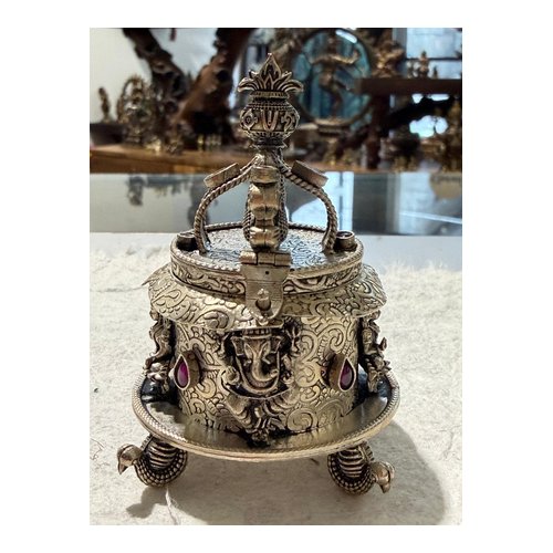 Brass Deity Prayer Box