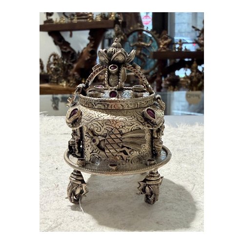 Lotus Brass Incense Burner