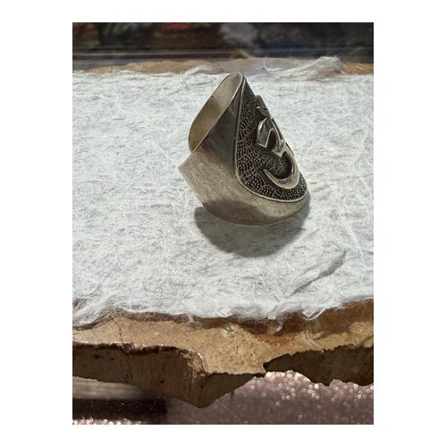 Silver Scaled Fish Ring