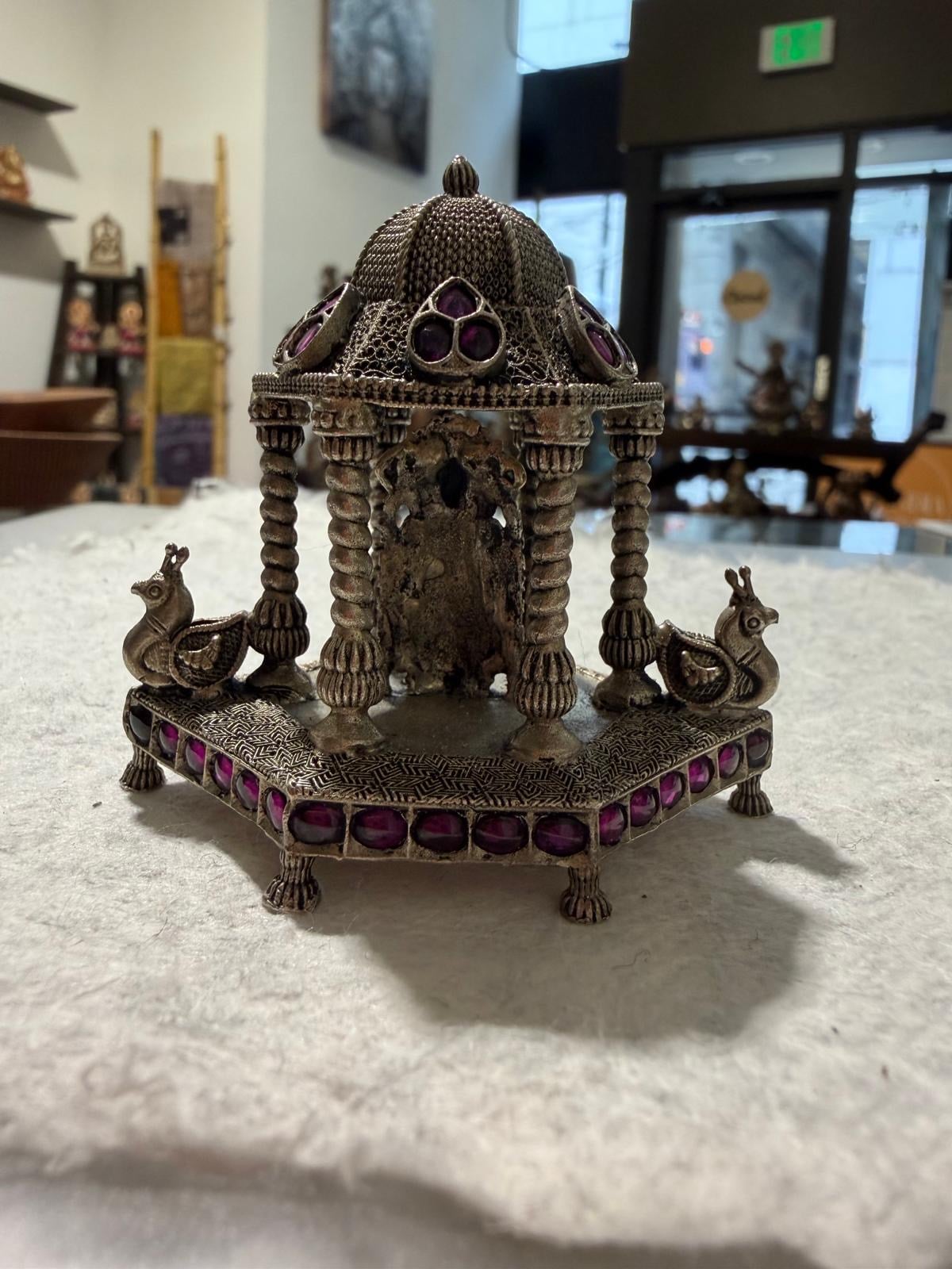 Ornate Metal Pavilion Sculpture