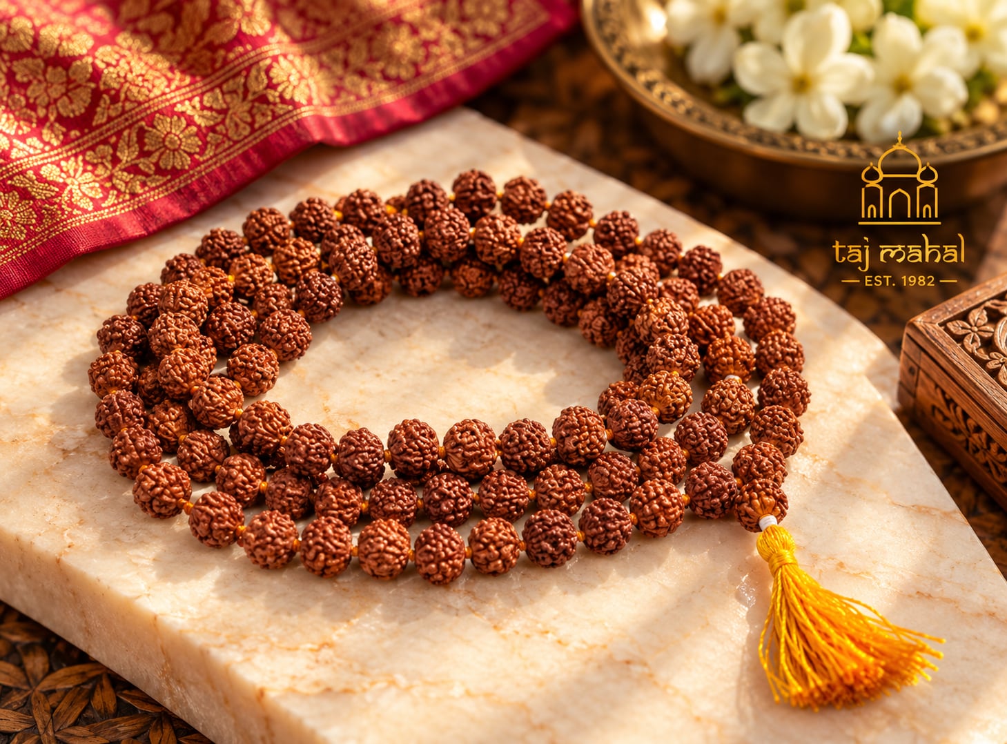 Rudraksha Japamala beads
