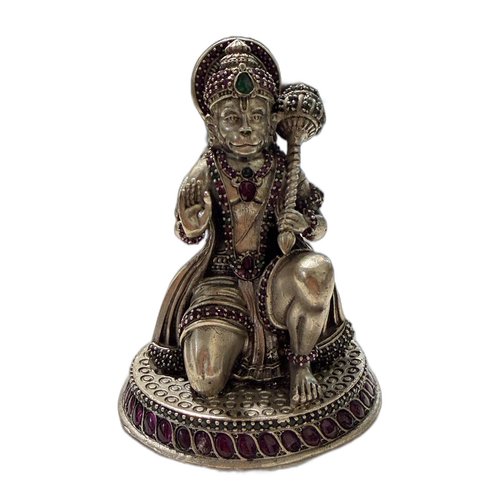 Hanuman Silver Statue
