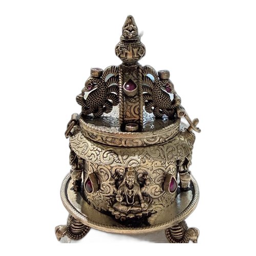 Peacock Lidded Incense Burner