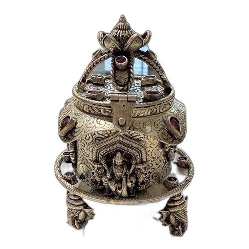 Silver Ganesha Incense Burner