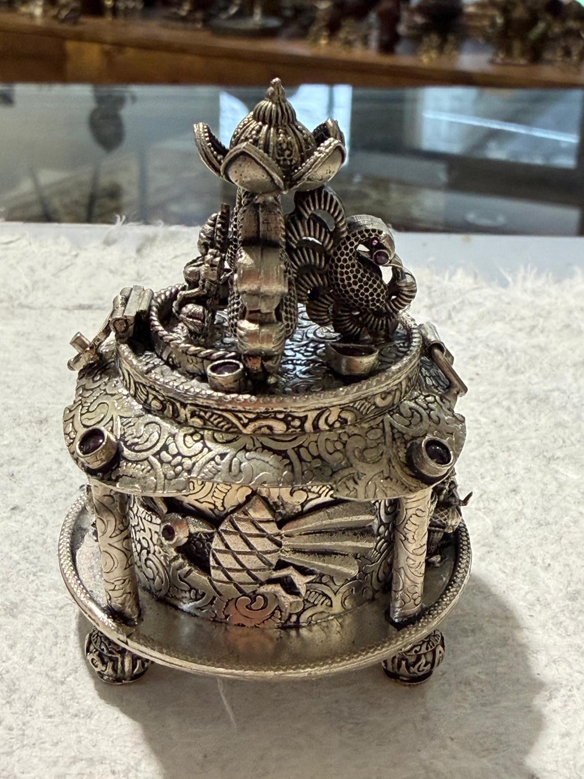Silver Ornamental Decorative Box