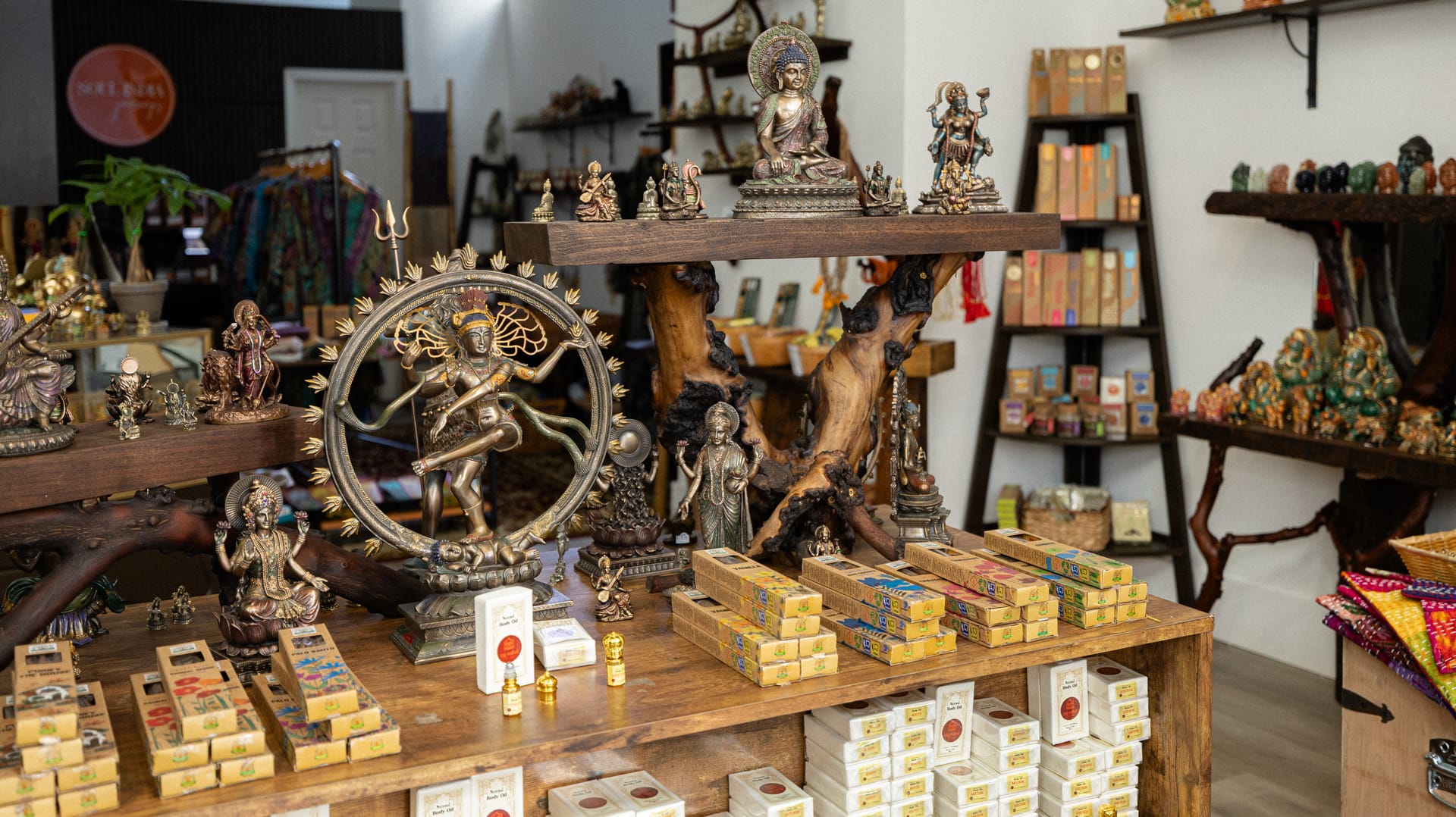 Taj Mahal Emporium oils